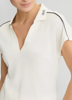 Liu Jo Camiseta de piqué-Mujer Ropa Deportiva|Camisetas Y Tops