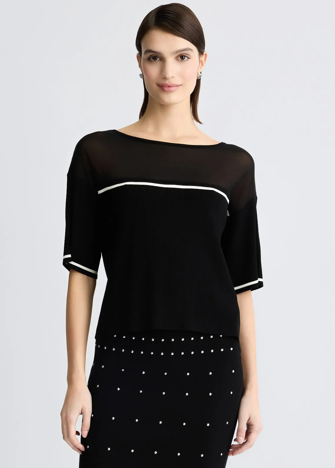 Liu Jo Camiseta de punto-Mujer Ropa Deportiva|Cárdigans Y Jerséis
