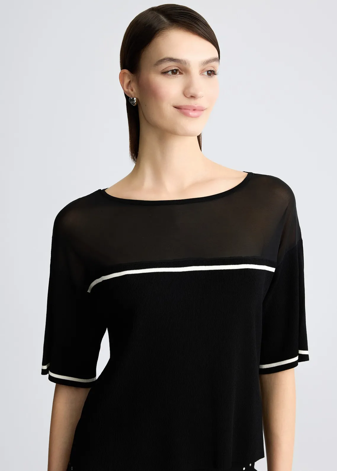 Liu Jo Camiseta de punto-Mujer Ropa Deportiva|Cárdigans Y Jerséis