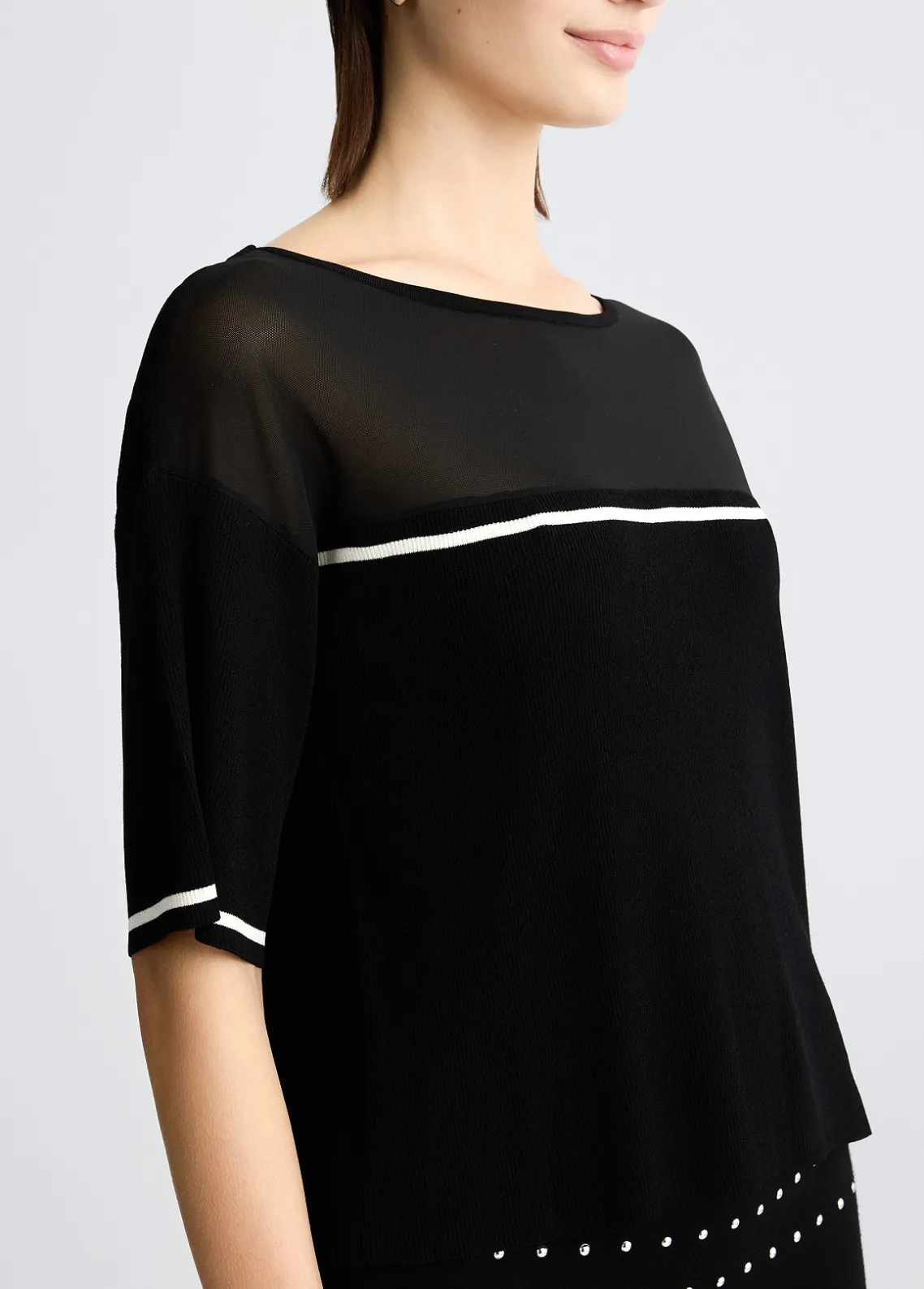 Liu Jo Camiseta de punto-Mujer Ropa Deportiva|Cárdigans Y Jerséis