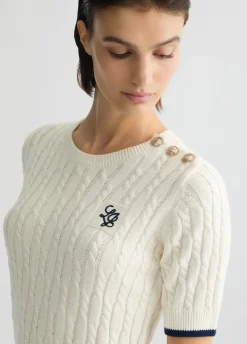 Liu Jo Camiseta de punto-Mujer Cárdigans Y Jerséis