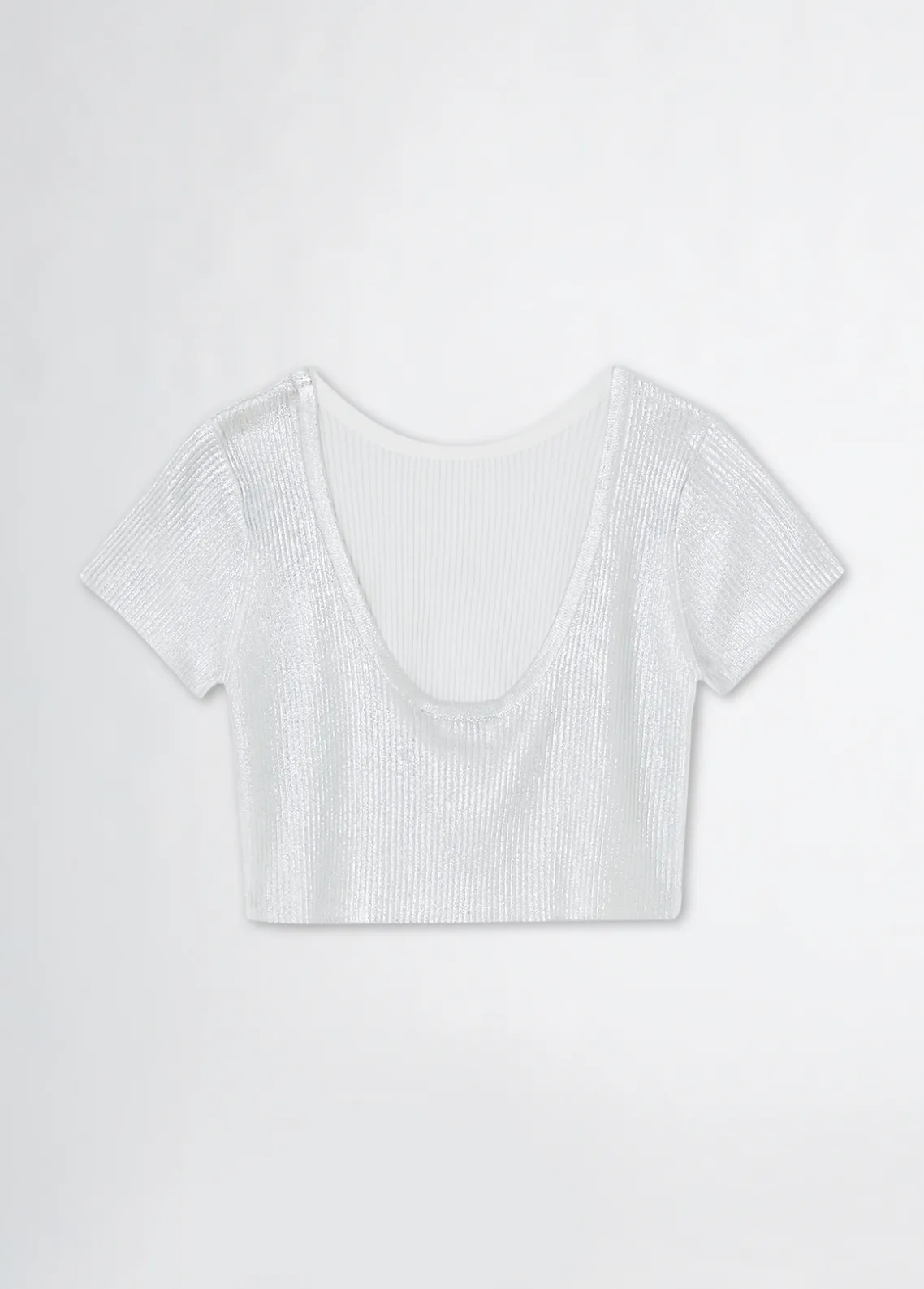 Liu Jo Camiseta de punto con lurex®- Camisetas Y Sudaderas
