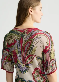 Liu Jo Camiseta de punto estampada-Mujer Cárdigans Y Jerséis