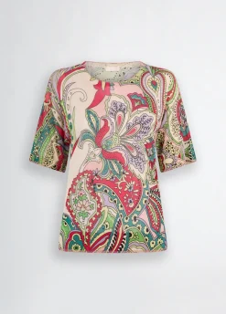 Liu Jo Camiseta de punto estampada-Mujer Cárdigans Y Jerséis