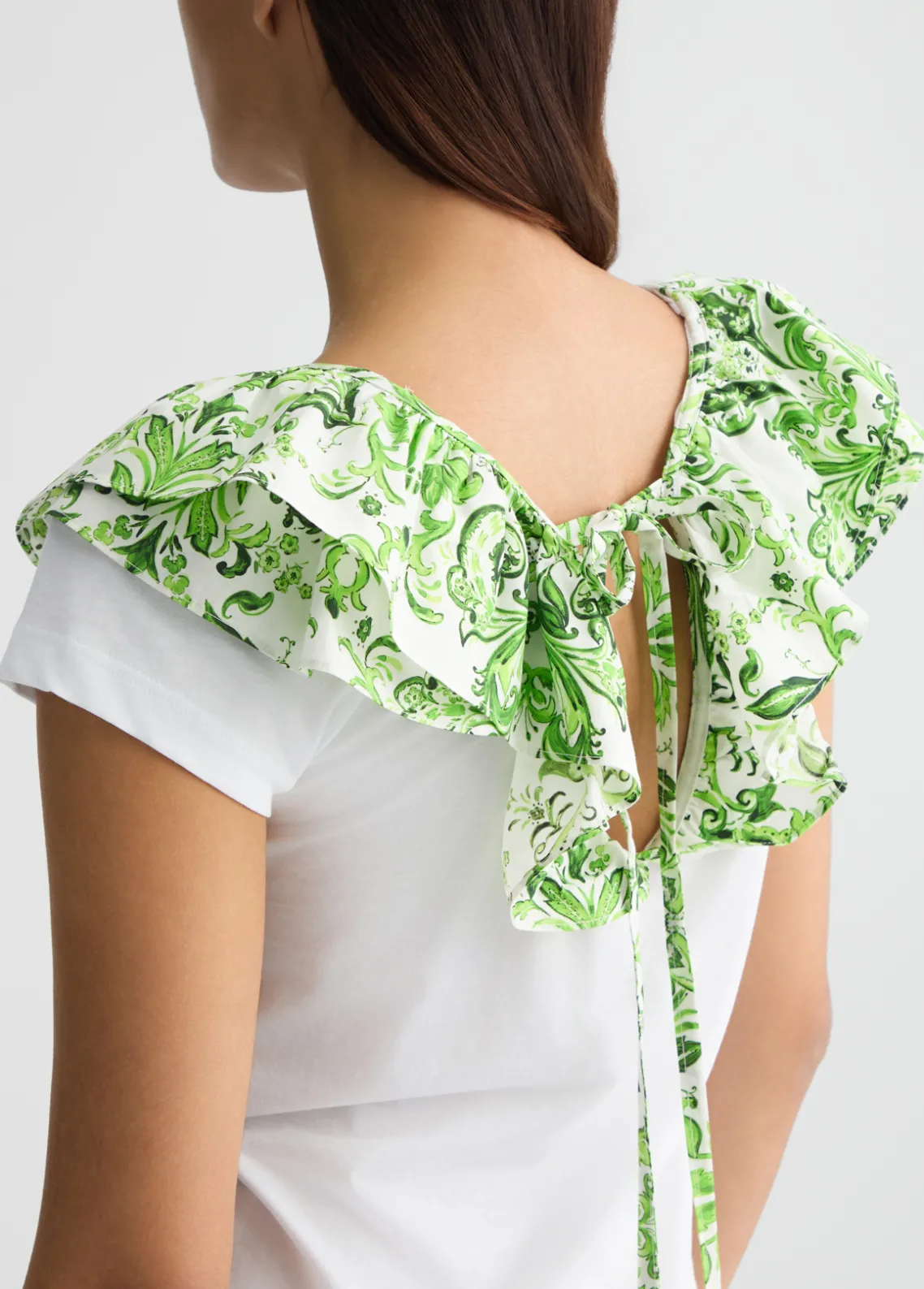 Liu Jo Camiseta estampada con volantes-Mujer Camisetas Y Tops