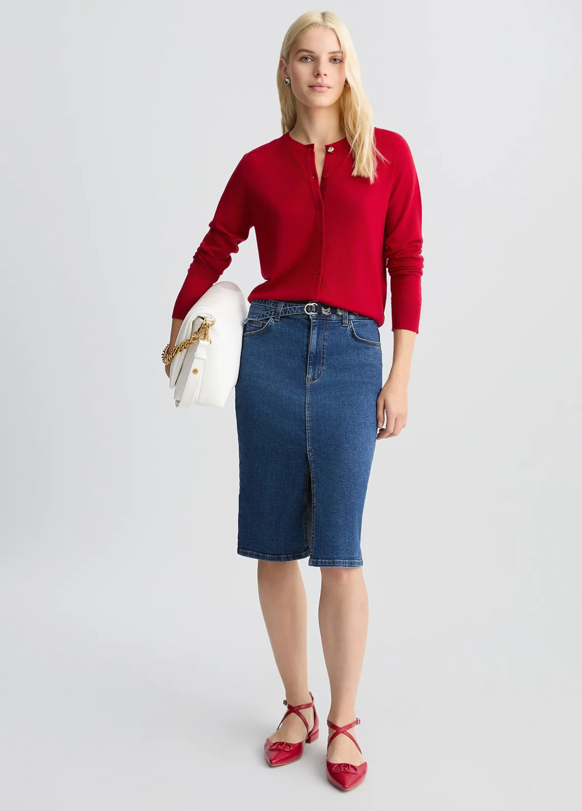 Liu Jo Cardigan de lana y cachemira-Mujer Cárdigans Y Jerséis