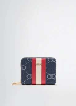 Liu Jo Cartera de jacquard con cremallera alrededor-Mujer Carteras Y Monederos