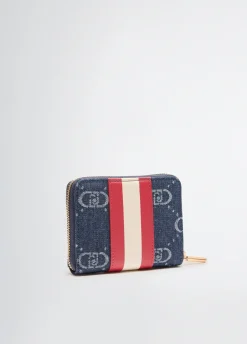 Liu Jo Cartera de jacquard con cremallera alrededor-Mujer Carteras Y Monederos