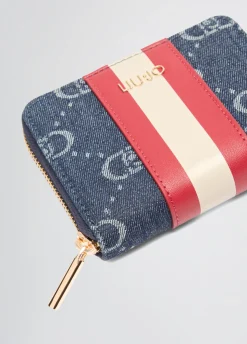 Liu Jo Cartera de jacquard con cremallera alrededor-Mujer Carteras Y Monederos