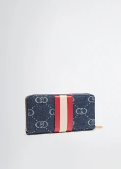 Liu Jo Cartera de jacquard con cremallera alrededor-Mujer Carteras Y Monederos