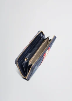 Liu Jo Cartera de jacquard con cremallera alrededor-Mujer Carteras Y Monederos