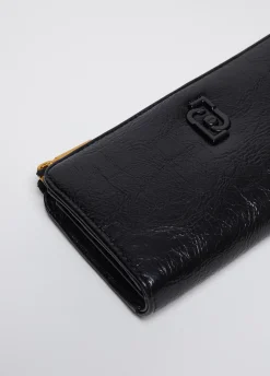 Liu Jo Cartera grande brillante con cremallera-Mujer Carteras Y Monederos