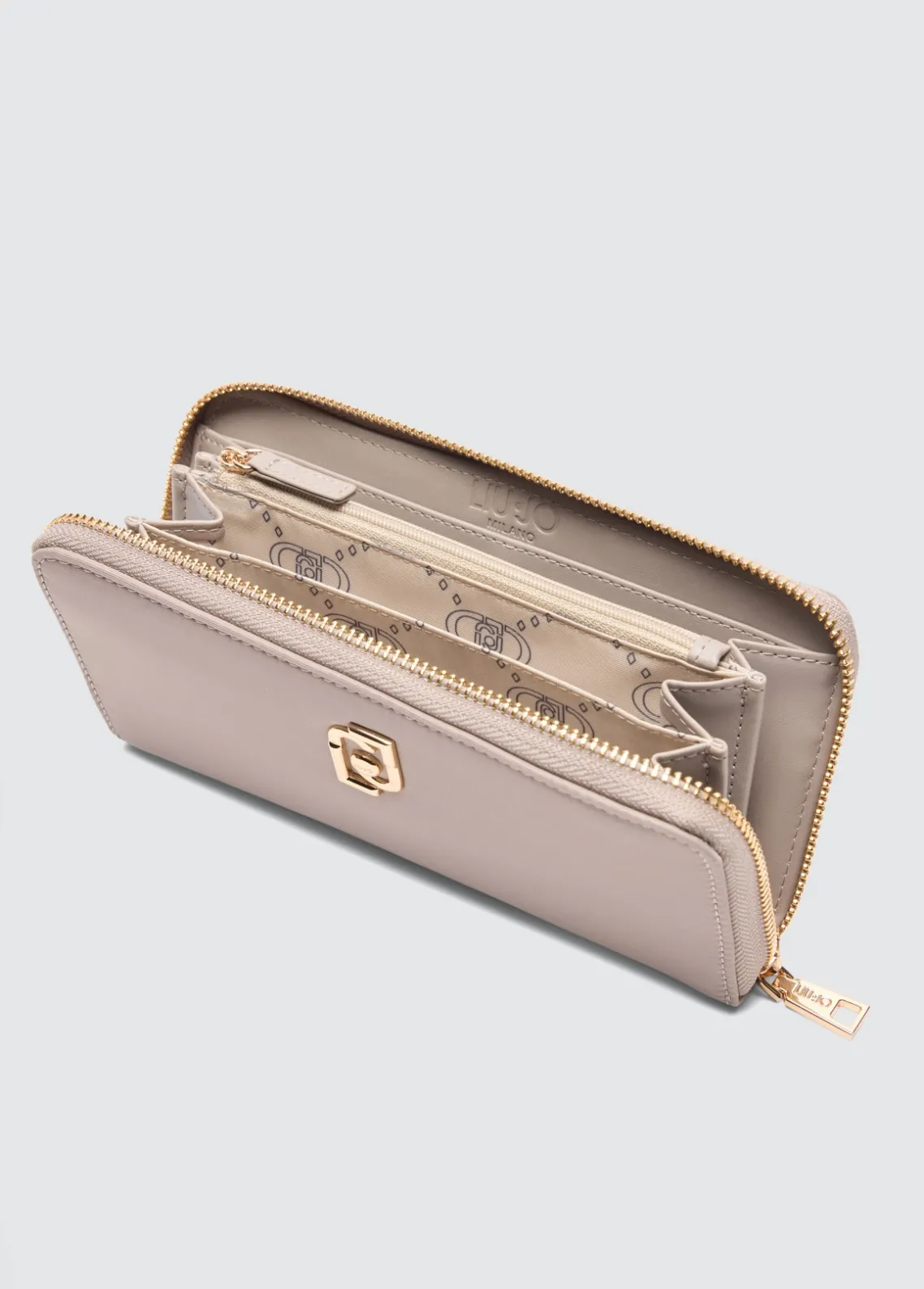 Liu Jo Cartera grande de nailon con cremallera alrededor-Mujer Carteras Y Monederos