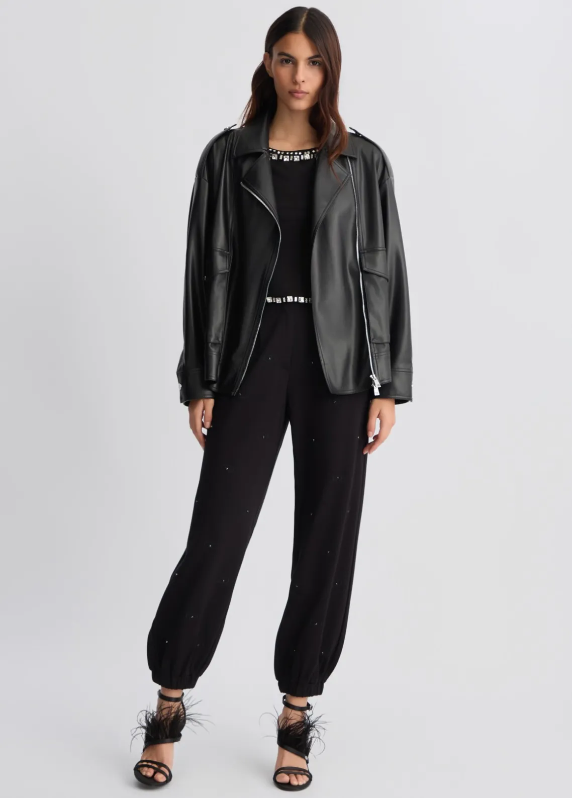 Liu Jo Cazadora de tejido revestido-Mujer Abrigos Y Chalecos|Chaquetas