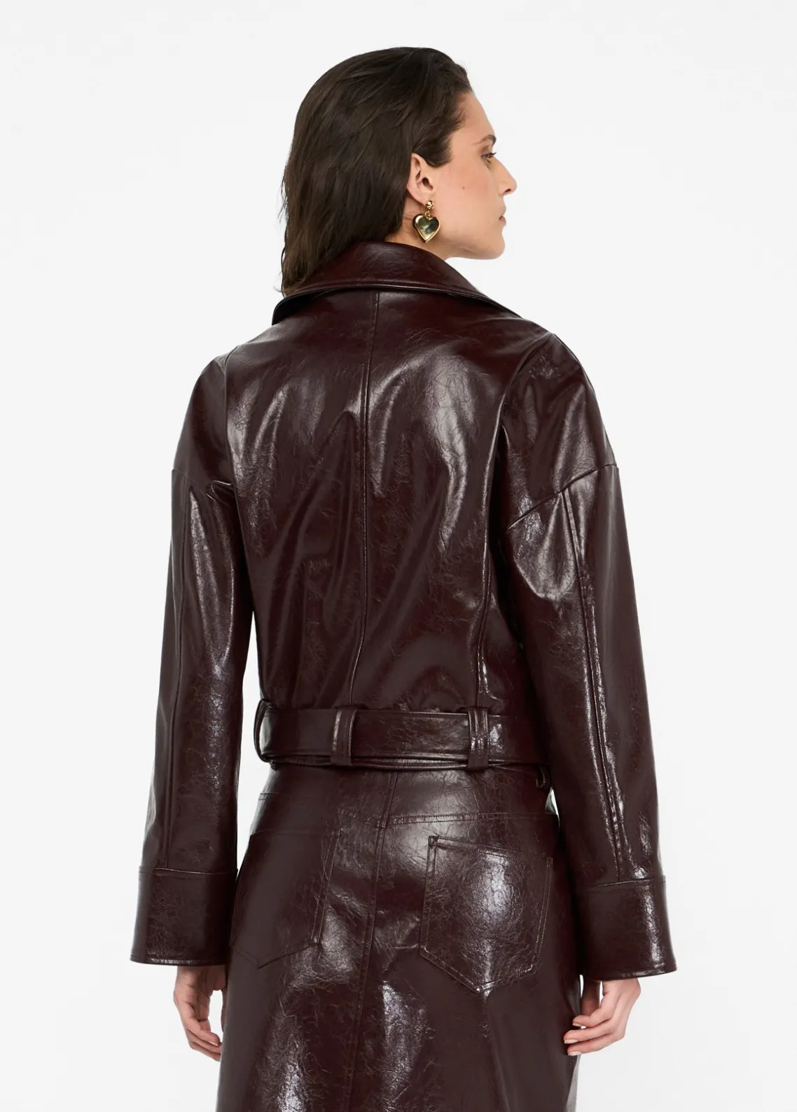 Liu Jo Cazadora motera brillante-Mujer Chaquetas
