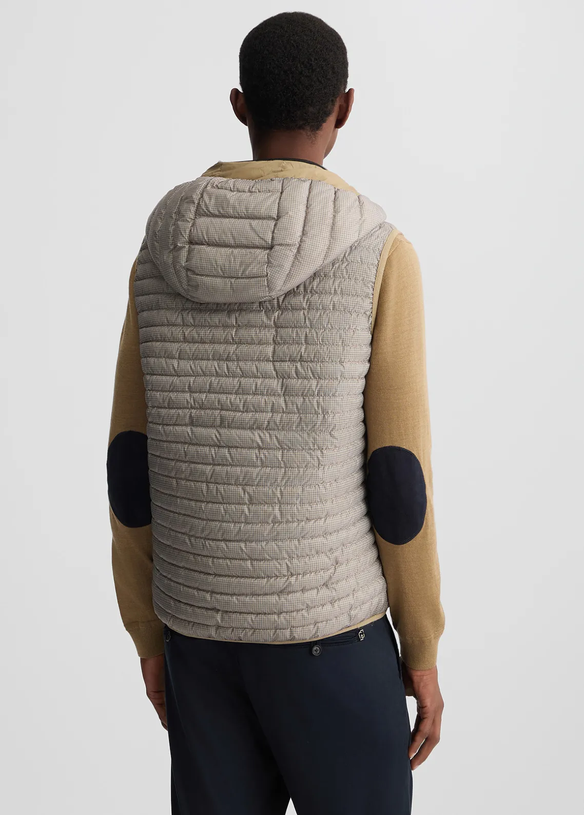 Liu Jo Chaleco con capucha desmontable-Hombre Prendas De Abrigo