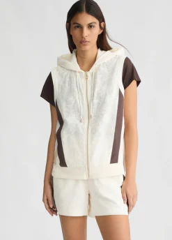 Liu Jo Chaleco de algodón con bordados-Mujer Ropa Deportiva|Chaquetas