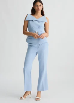Liu Jo Chaleco de doble botonadura con cinturón-Mujer Chaquetas|Tailleur