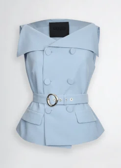 Liu Jo Chaleco de doble botonadura con cinturón-Mujer Chaquetas|Tailleur