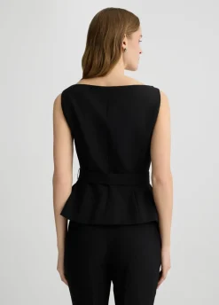 Liu Jo Chaleco de doble botonadura con cinturón-Mujer Chaquetas|Tailleur