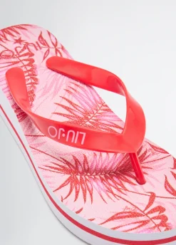 Liu Jo Chancla con estampado de palmeras-Mujer Mocasines|Moda Baño