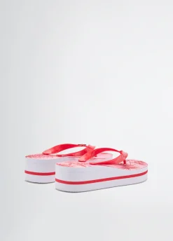 Liu Jo Chancla con estampado de palmeras-Mujer Mocasines|Moda Baño