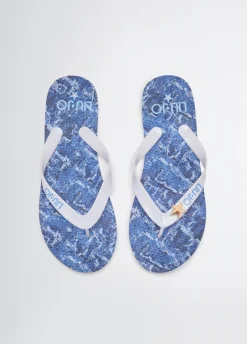 Liu Jo Chancla con estampado vaquero-Mujer Mocasines|Moda Baño