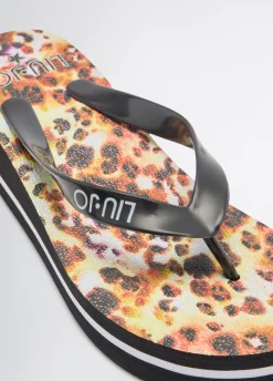 Liu Jo Chanclas con estampado animal-Mujer Mocasines|Moda Baño