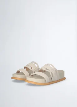 Liu Jo Chanclas con logotipo grande-Mujer Mocasines