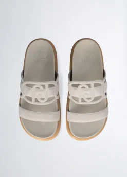 Liu Jo Chanclas con logotipo grande-Mujer Mocasines