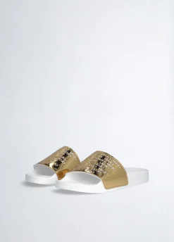Liu Jo Chanclas con logotipos-Mujer Mocasines