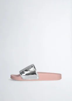 Liu Jo Chanclas con logotipos-Mujer Mocasines