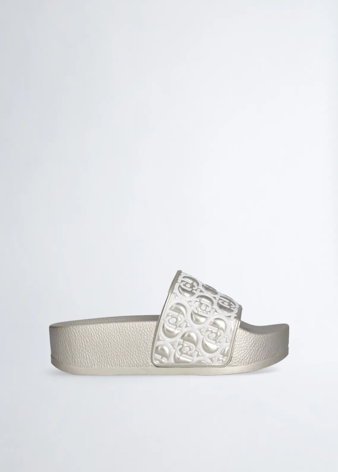 Liu Jo Chanclas de plataforma con efecto laminado-Mujer Mocasines