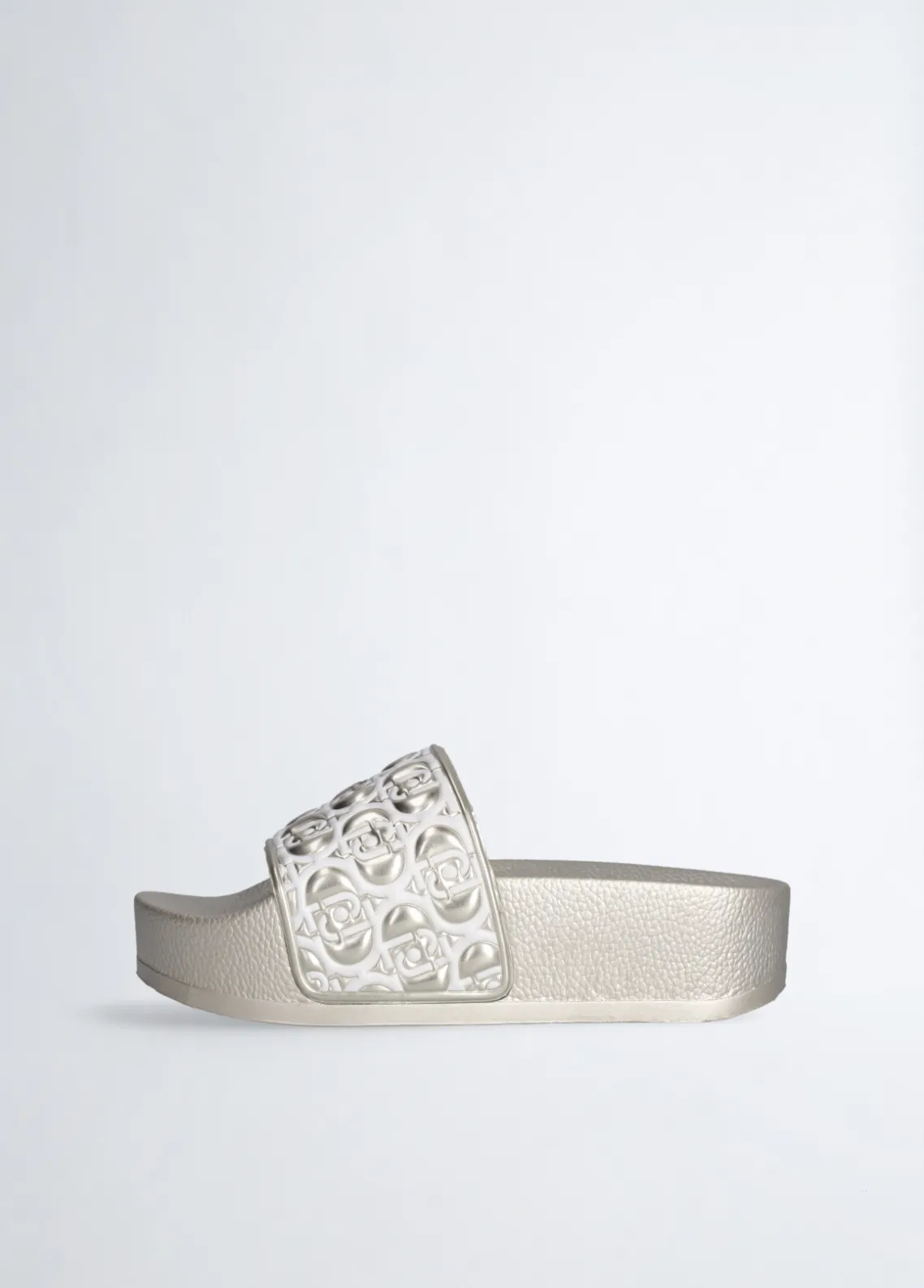 Liu Jo Chanclas de plataforma con efecto laminado-Mujer Mocasines
