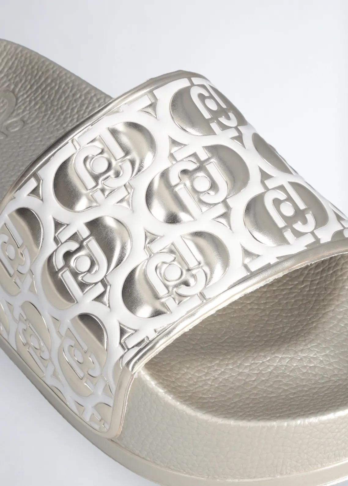 Liu Jo Chanclas de plataforma con efecto laminado-Mujer Mocasines