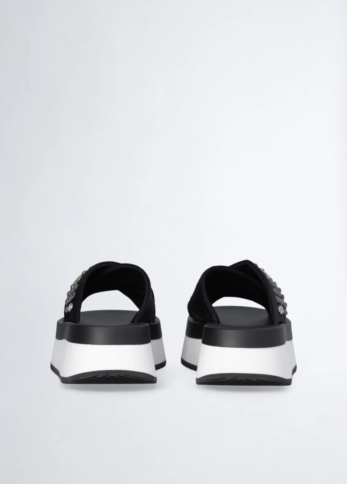 Liu Jo Chanclas de plataforma con tachuelas decorativas-Mujer Mocasines
