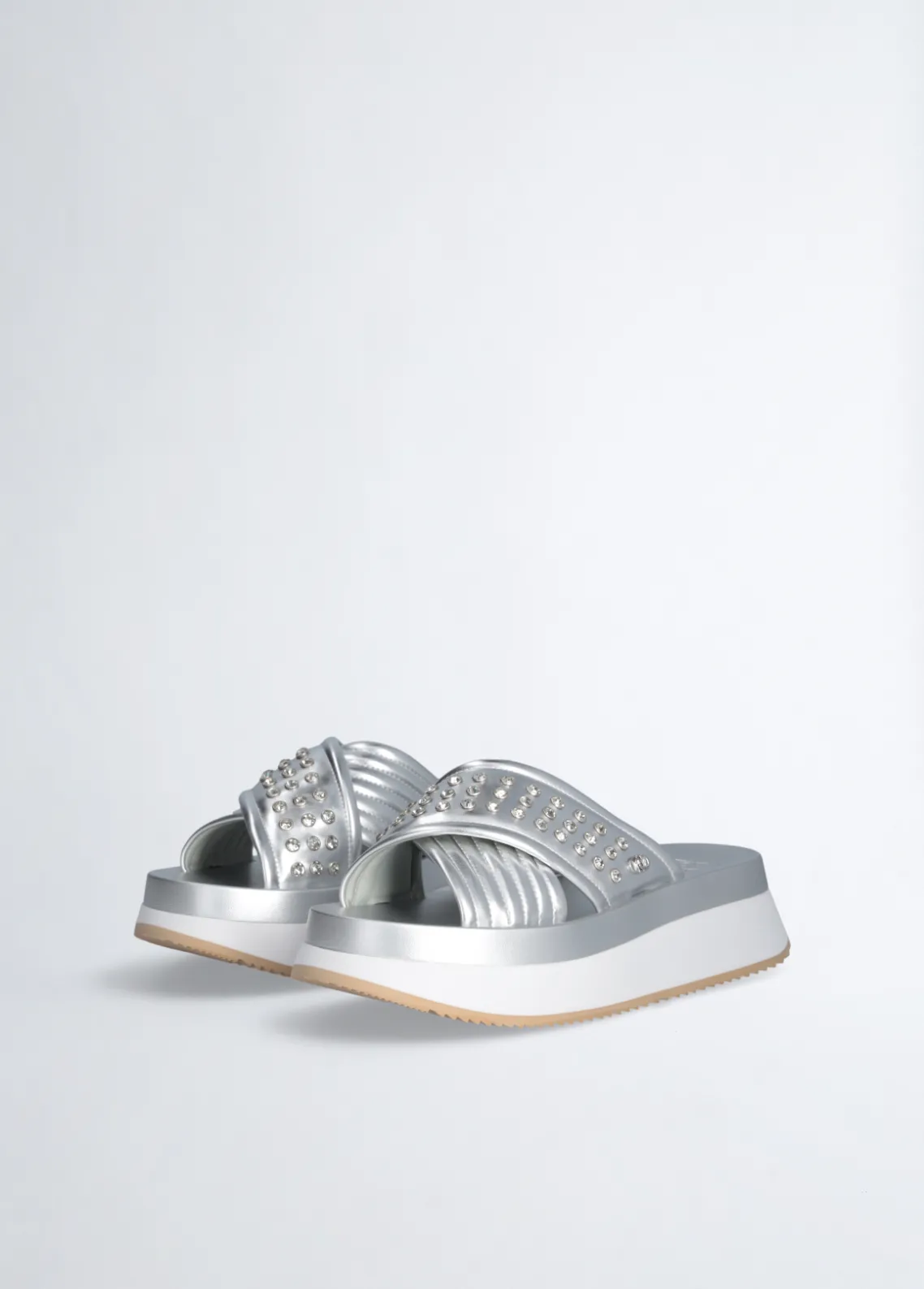 Liu Jo Chanclas de forma con tachuelas decorativas-Mujer Mocasines