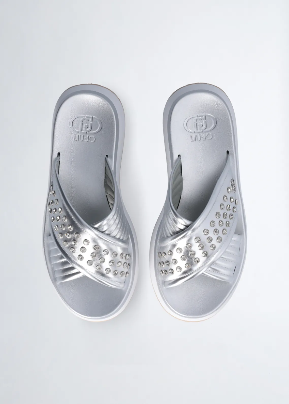 Liu Jo Chanclas de forma con tachuelas decorativas-Mujer Mocasines