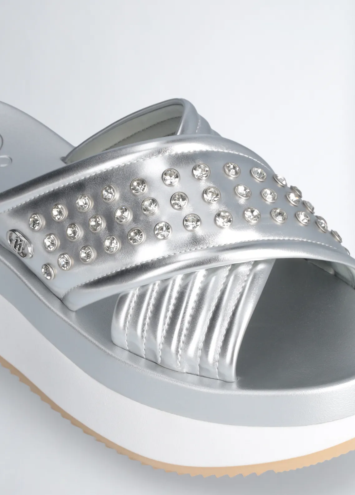 Liu Jo Chanclas de forma con tachuelas decorativas-Mujer Mocasines