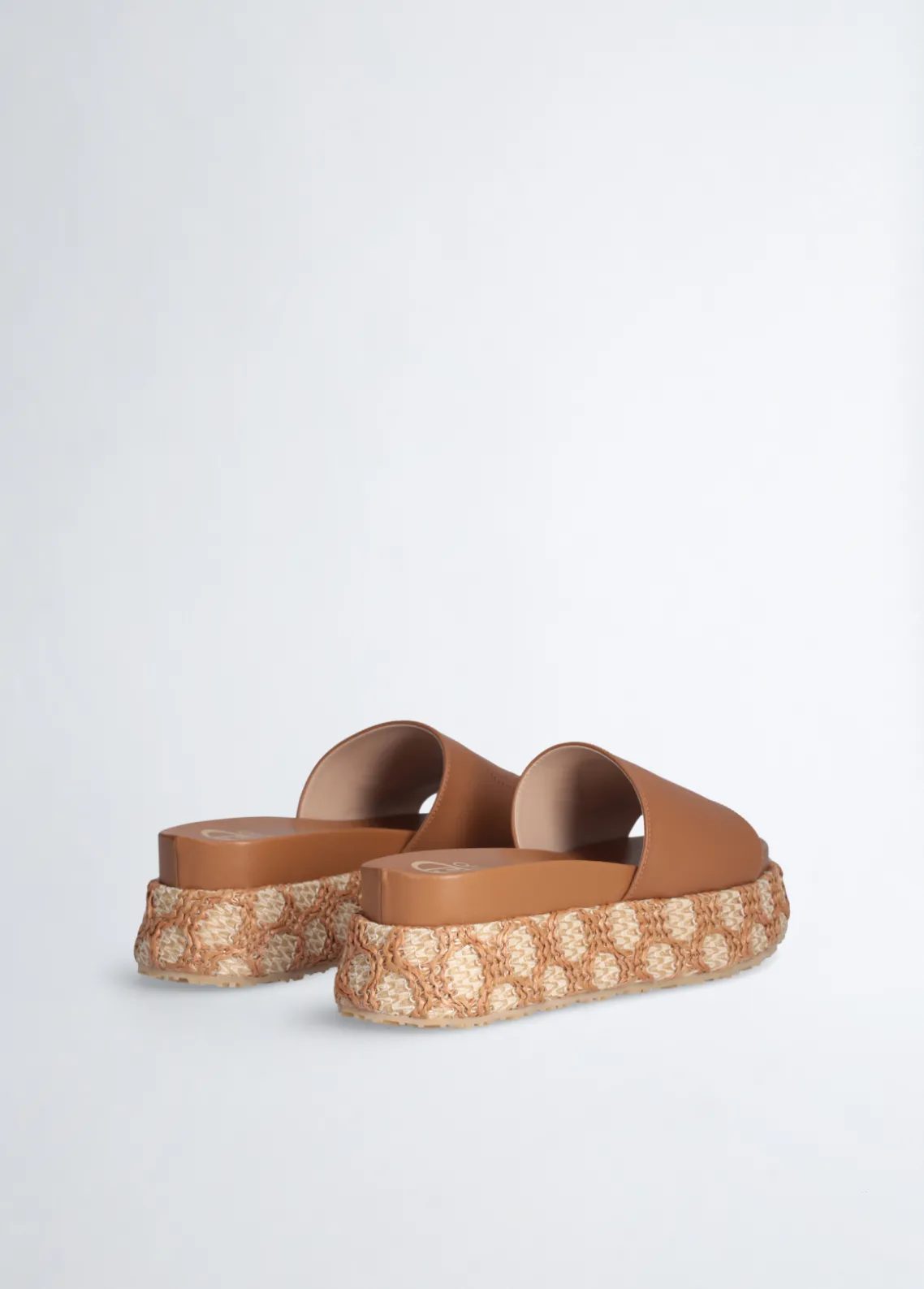Liu Jo Chanclas de rafia con plataforma-Mujer Mocasines