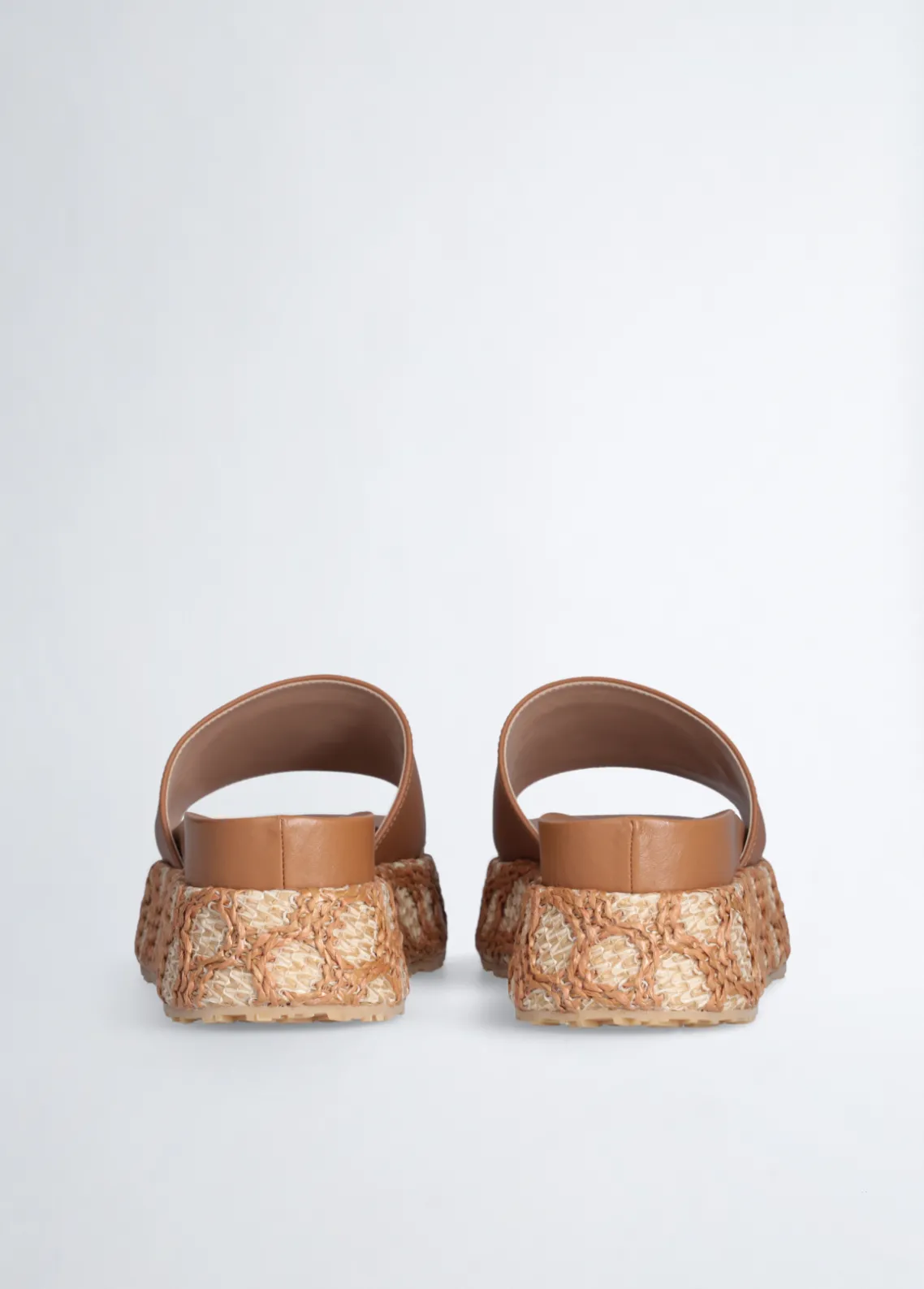 Liu Jo Chanclas de rafia con plataforma-Mujer Mocasines