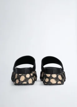 Liu Jo Chanclas de rafia con plataforma-Mujer Mocasines