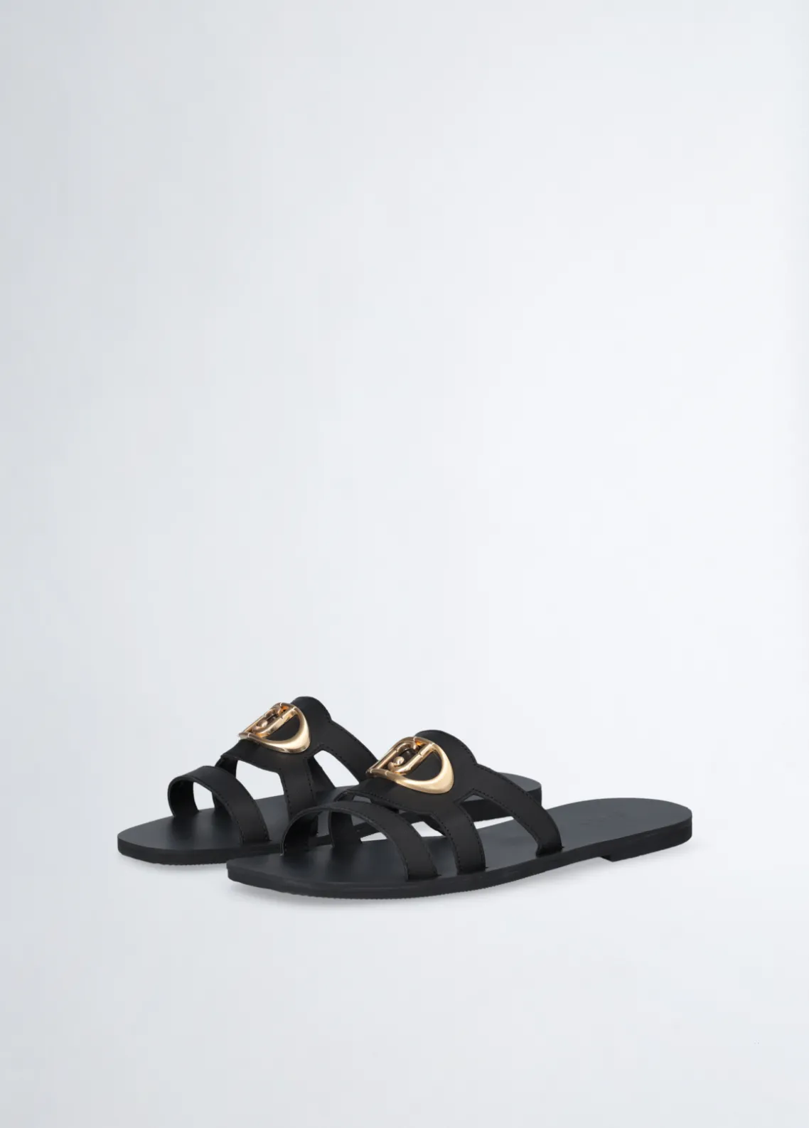 Liu Jo Chanclas planas con logotipo-Mujer Mocasines|Sandalias