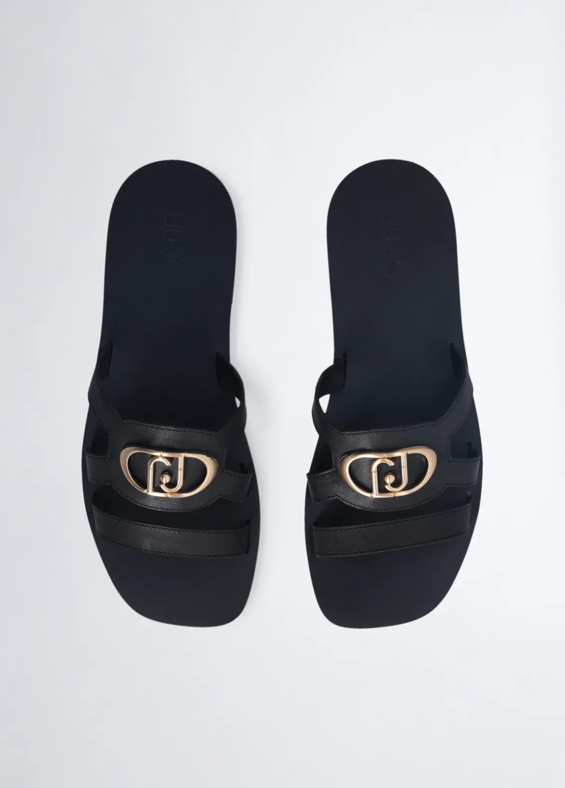 Liu Jo Chanclas planas con logotipo-Mujer Mocasines|Sandalias