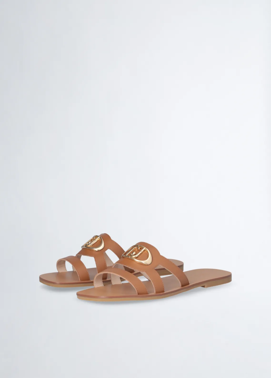 Liu Jo Chanclas planas con logotipo-Mujer Mocasines|Sandalias