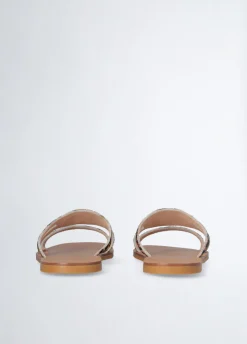 Liu Jo Chanclas planas de piel de potro-Mujer Mocasines|Sandalias