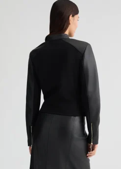 Liu Jo Chaqueta biker de cuero-Mujer Chaquetas