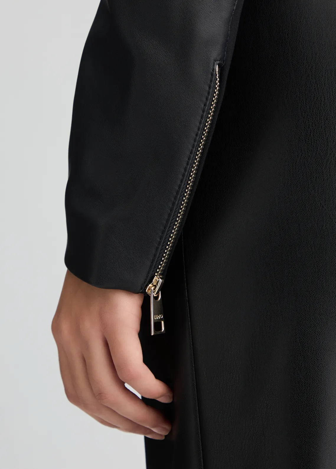 Liu Jo Chaqueta biker de cuero-Mujer Chaquetas