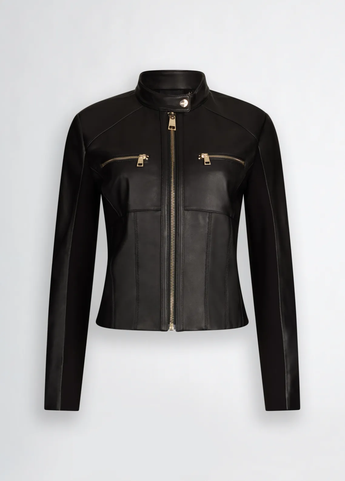 Liu Jo Chaqueta biker de cuero-Mujer Chaquetas