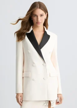 Liu Jo Chaqueta blanca de doble botonadura-Mujer Chaquetas|Tailleur
